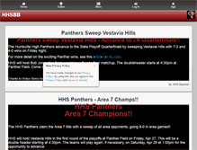 Tablet Screenshot of hhs-baseball.com
